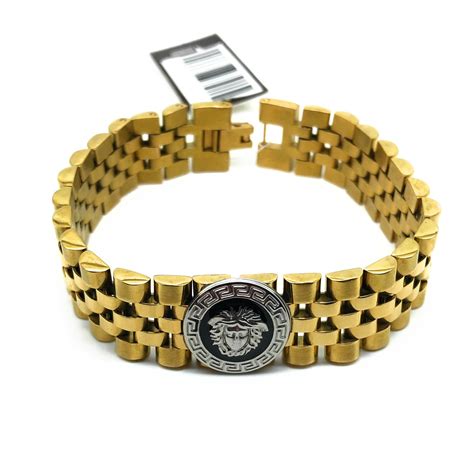 bracciale oro versace uomo|Collezione bracciali .